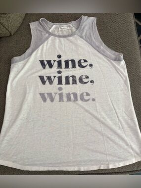 Women’s Casual 'Wine, Wine, Wine' Graphic Tank Top